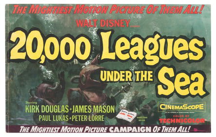 A "20,000 Leagues Under the Sea" Exhibitor Campaign Book.