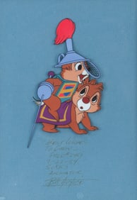 A Bill Justice Signed "Dragon Around" Production Cel.