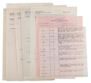 John Lounsbery's "Sleeping Beauty" Sweatbox Notes.