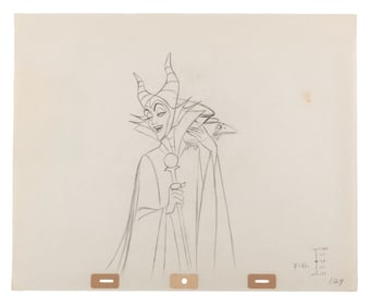 An Original “Sleeping Beauty?? Production Drawing.
