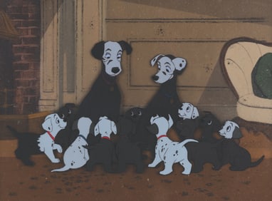 An Original “One Hundred and One Dalmatians" Key Master Setup.