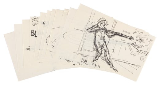 A Collection of "The Rescuers" Storyboard Panels.