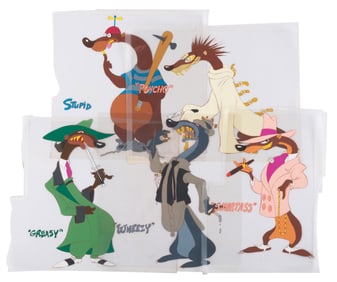 A Collection of “Who Framed Roger Rabbit" Color Model Cels.