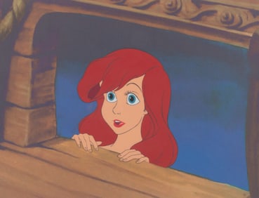 An Original "The Little Mermaid" Production Cel.