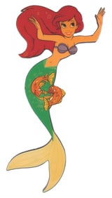 A "Little Mermaid" Wall Display.