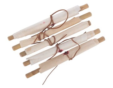 A Collection of "Mulan" Prop Scrolls.