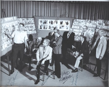 A Photo Signed by All of the Nine Old Men.