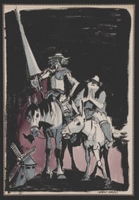 A Marc Davis Don Quixote Concept Painting.