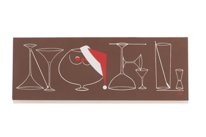 A “Noel?? T. Hee Christmas Card Design.