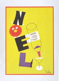 An Original T. Hee Christmas Card Design.