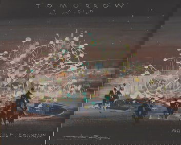 A Herb Ryman Tomorrowland Fountain Concept Painting.