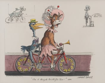 An America Sings Marc Davis Concept Painting.