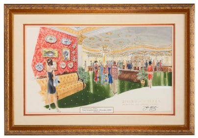 A John Hench Plaza Inn Concept Painting.
