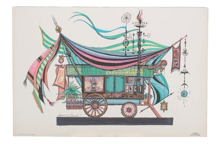 A Rolly Crump Signed Museum of the Weird Photo.