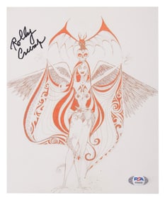 A Rolly Crump Signed Smoke Marijuana Print.