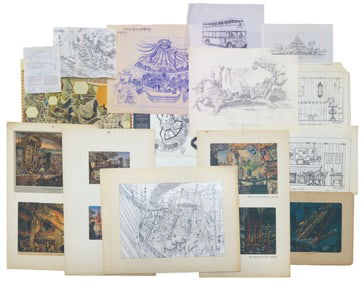 A Collection of Harper Goff Concert Art and Designs.