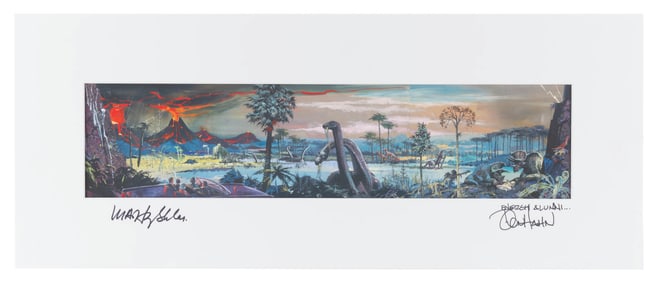 A Marty Sklar Signed Magic Skyway Print.