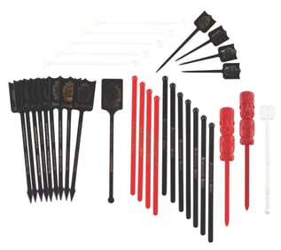 A Large Disney Park Swizzle Stick Collection.