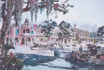 A Disneyland Hotel New Orleans Square Framed Print.