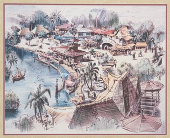 A Disneyland Hotel Adventureland Framed Print.