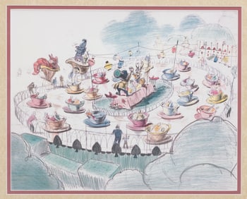 A Disneyland Hotel Mad Tea Party Framed Print.