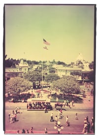 A Large Main Street, U.S.A. Photo Transparency.