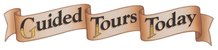 A Disneyland “Guided Tours Today?? Sign.