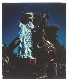 A Large America on Parade Photo Transparency.