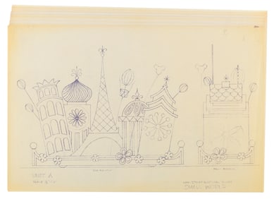 A Collection of Main Street Electrical Parade Blueprints.