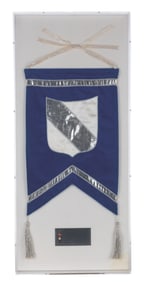 A Very Merry Christmas Parade Trumpet Banner.