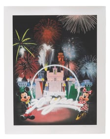 A Signed “Disneyland 30 Years of Magic?? Poster.