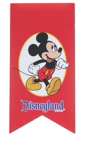 A Mickey Mouse Disneyland Resort Sign.