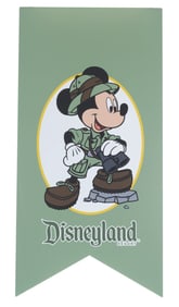 A Disneyland Resort Adventurer Mickey Sign.
