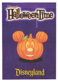A Disneyland Halloween Time Banner.