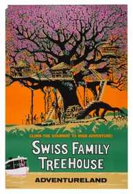 A Swiss Family Treehouse Attraction Poster.