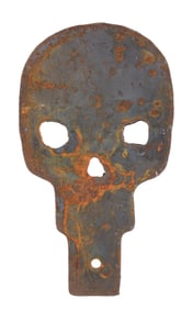 A Big Game Safari Shooting Gallery Skull Target.