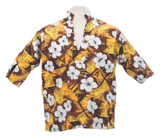 An Early Disneyland Hawaiian Shirt.