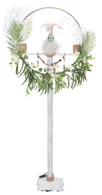 An Original Enchanted Tiki Room Bird with Display.