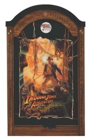 An Indiana Jones Adventure Poster in Custom Frame.