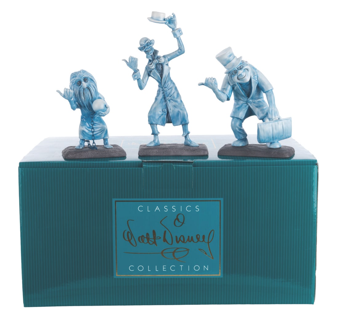 A Haunted Mansion Light-Up Tombstone Figure. (1 of 1)