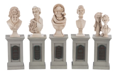 A 45th Anniversary Haunted Mansion Dread Family Busts Set.