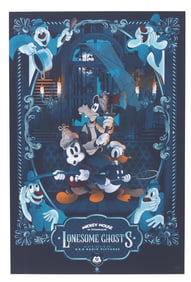A Disney Gallery "Lonesome Ghosts" Print.