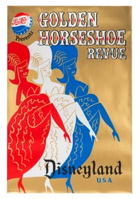 A Golden Horseshoe Attraction Poster.