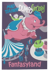 An Original Fantasyland Attraction Poster.