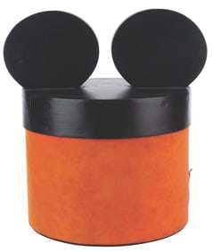 A Mad Hatter Mickey Ears Hat Box Store Display Prop.