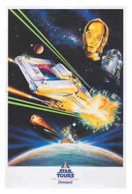 A Star Tours Poster.