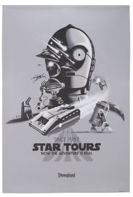 A Star Tours 30th Anniversary Attraction Poster.
