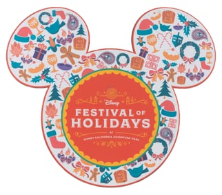 A California Adventure Festival of Holidays Hand Sign.