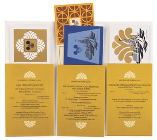 A Walt Disney World Grand Opening Ceremony Passport to Events.