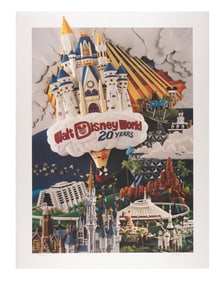 A Walt Disney World "Where Dreams Take Flight" Print.